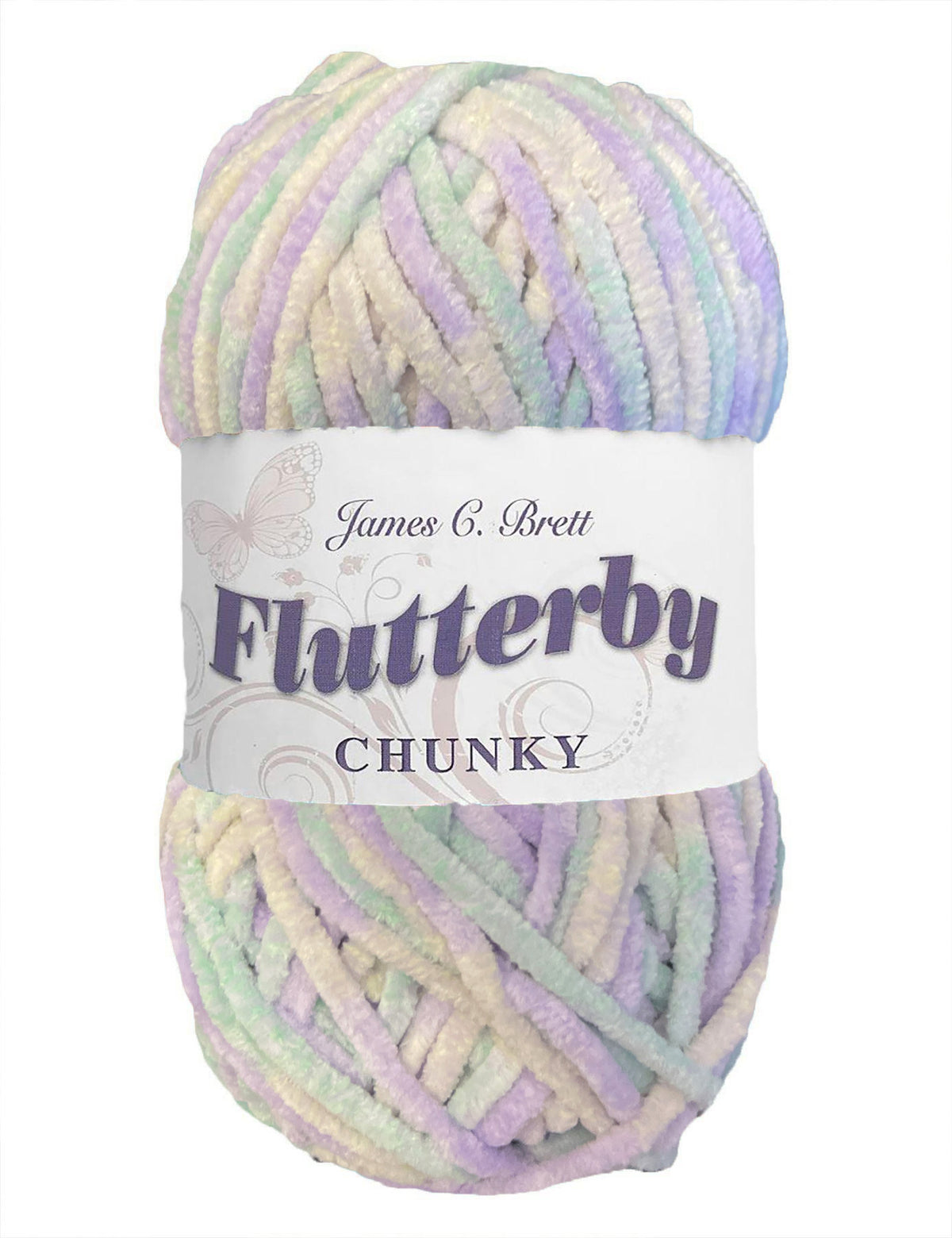 James C Brett Flutterby Chunky (B58) chenille yarn - 100g