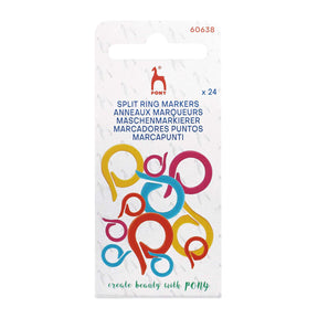 Pony Flat Ring Stitch Markers