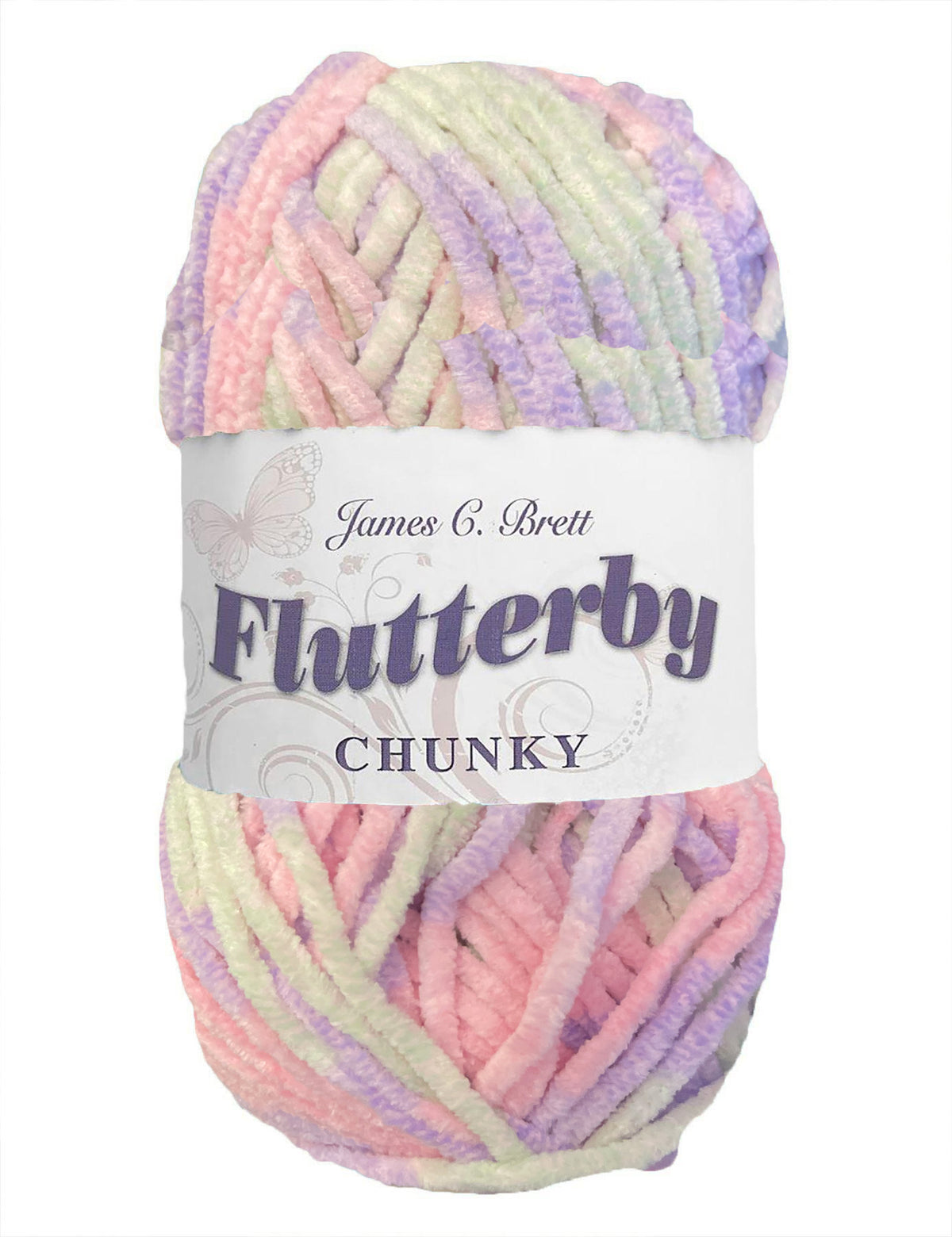 James C Brett Flutterby Chunky (B57) chenille yarn - 100g