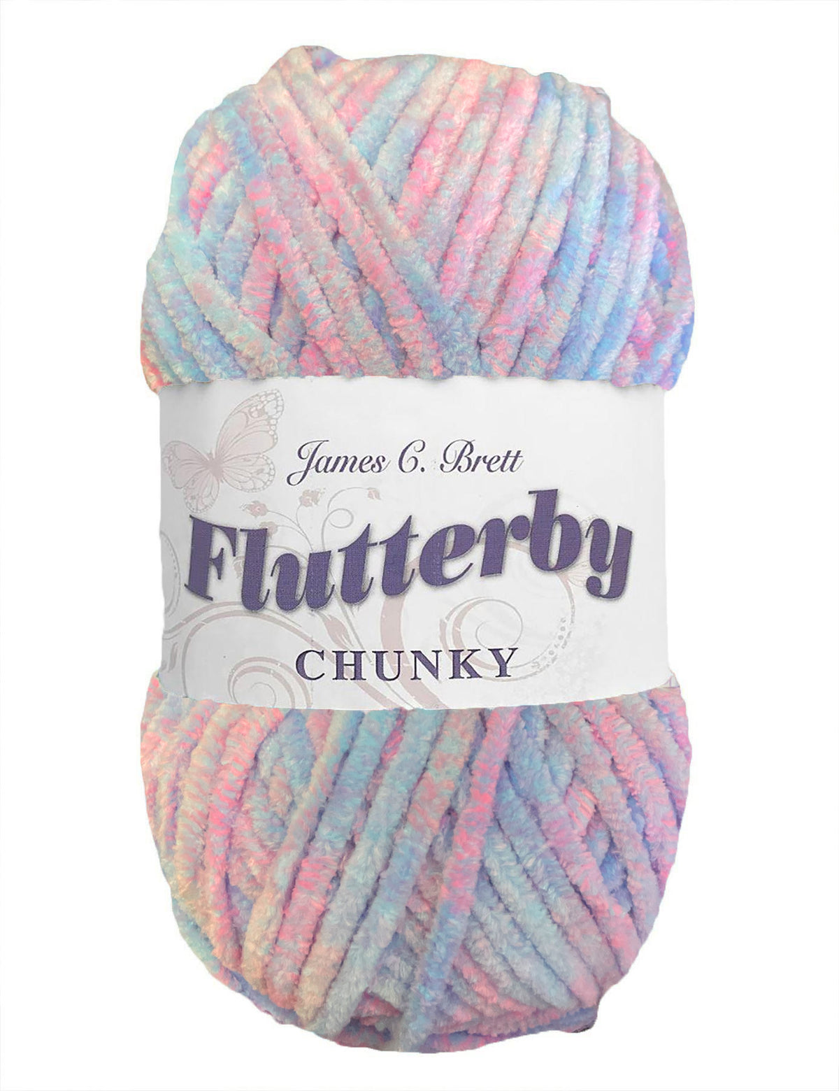 James C Brett Flutterby Chunky (B59) chenille yarn - 100g