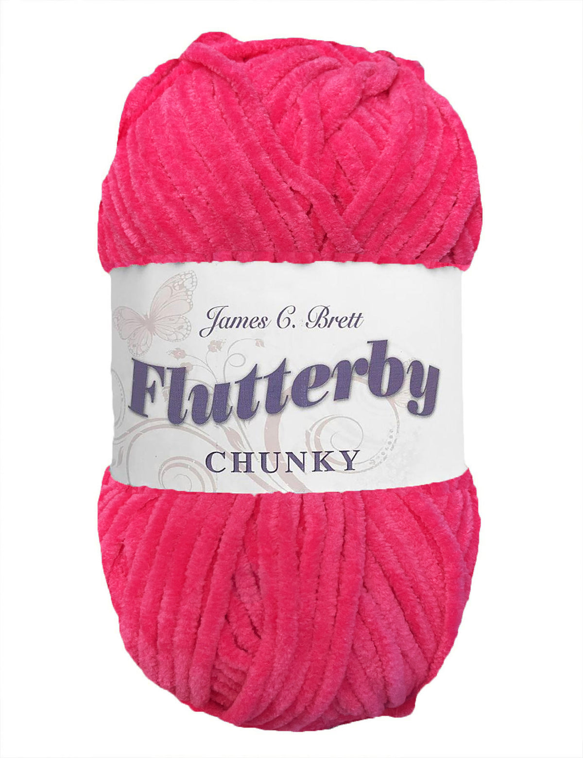 James C Brett Flutterby Chunky (B67) chenille yarn - 100g