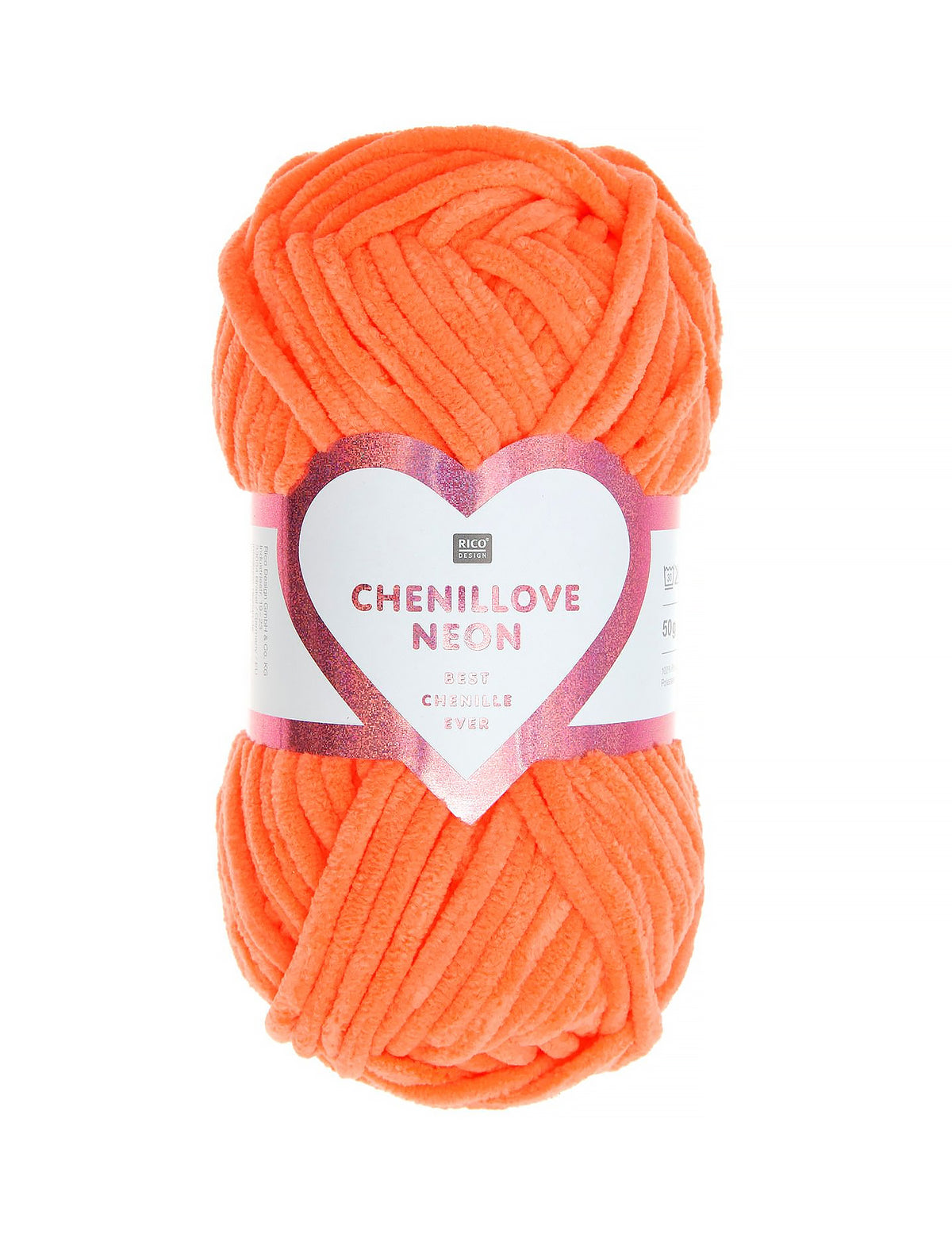 Rico Creative Chenillove Neon Orange (50g)